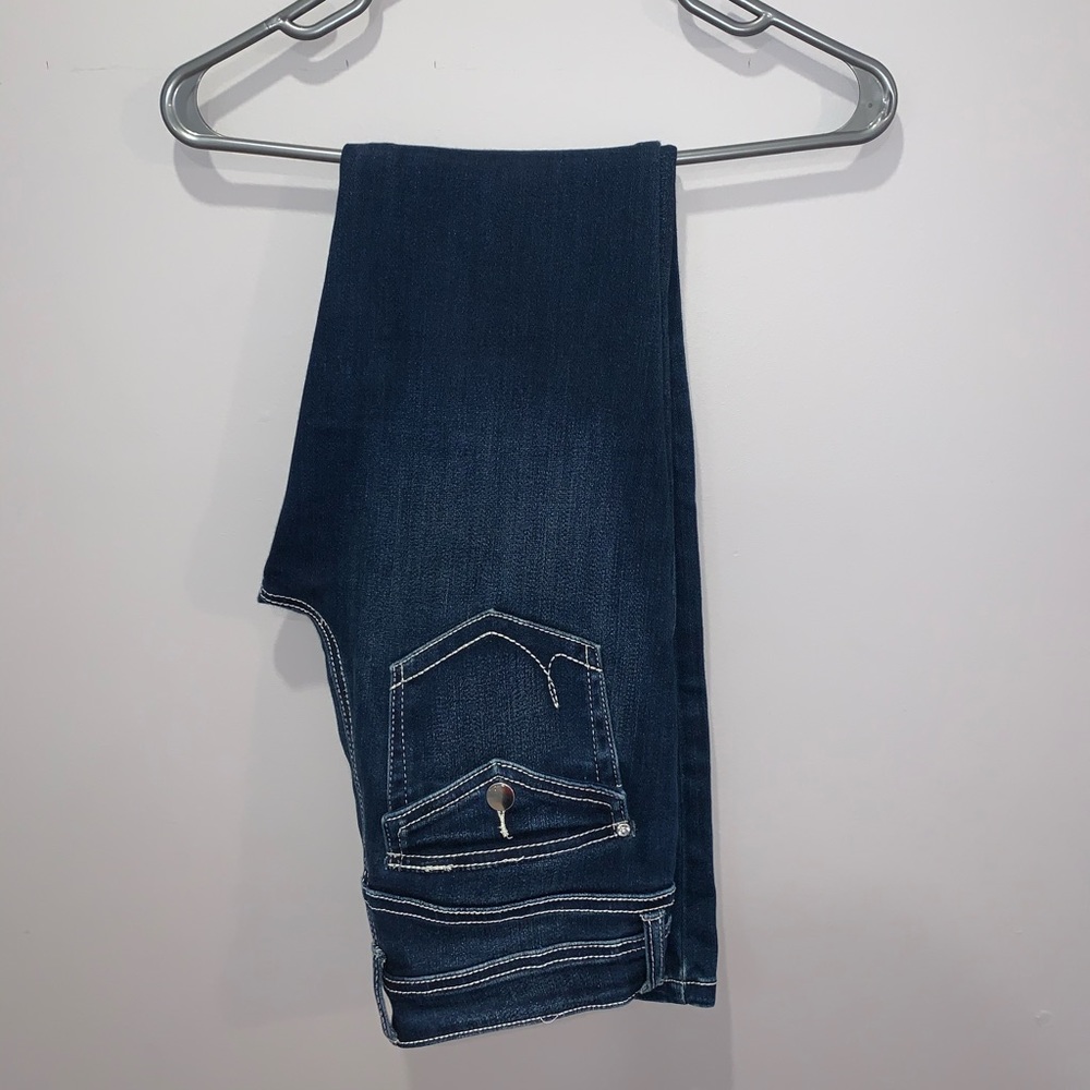Dark Wash Blue Bootcut Jeans